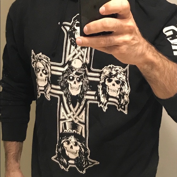 Guns n Roses Hoodies NWT S,M, L, XL, XXL NEW - Picture 3 of 8